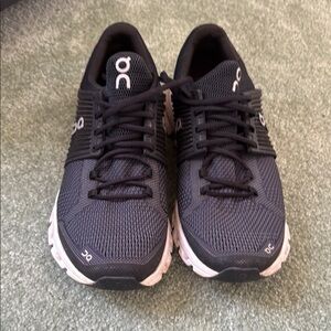 On Running Black and White CloudSwifts